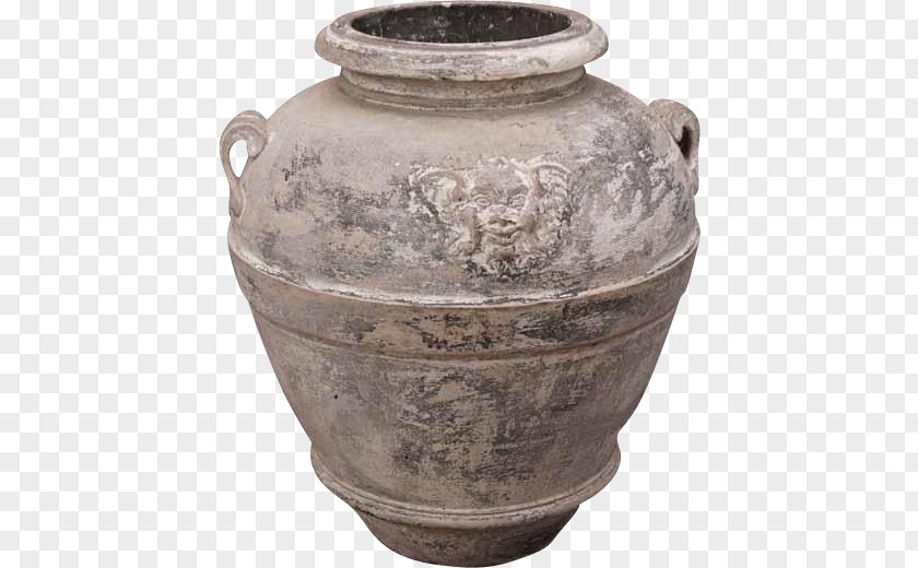 Antique Pottery Ceramic Vase Tansu PNG