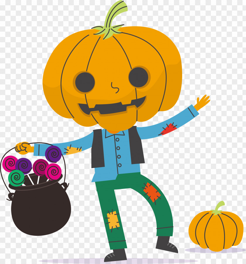 Halloween Background Candy Pumpkin Jack-o'-lantern Vector Graphics PNG