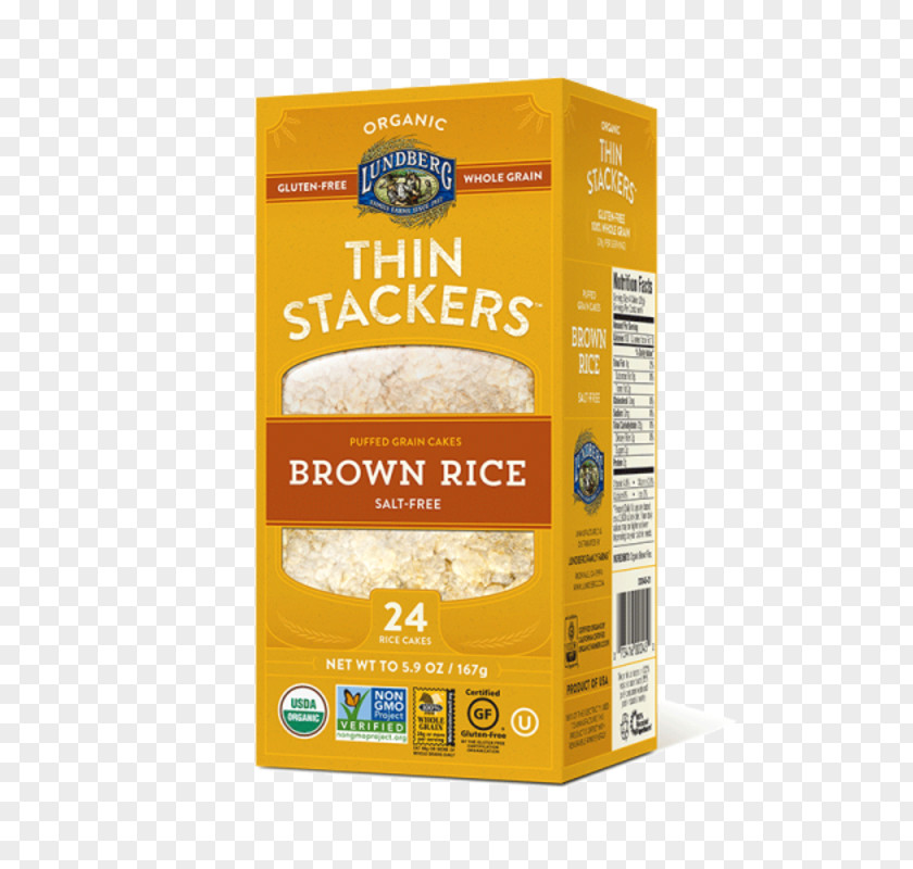 Rice Lundberg Family Farms Cake Snack Brown PNG