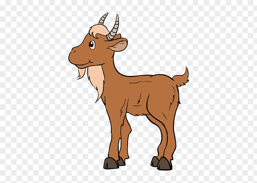 Goat Drawing Cartoon PNG