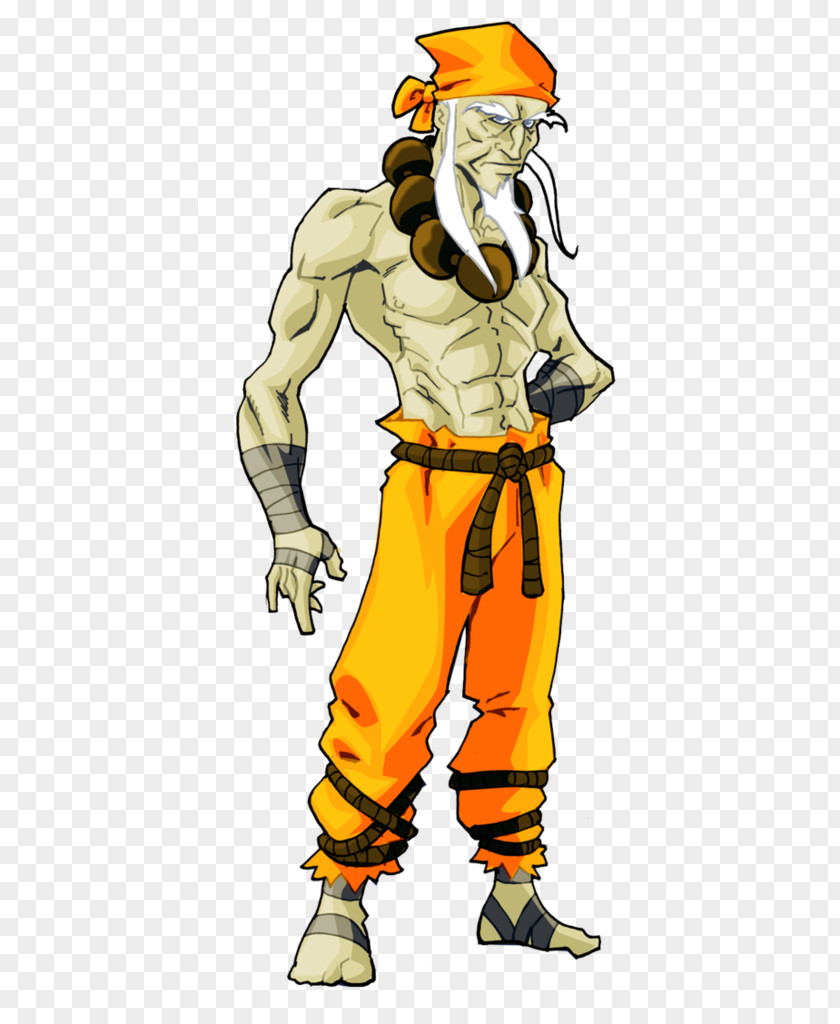 Sagat Gouken Street Fighter V Goutetsu Costume Design PNG