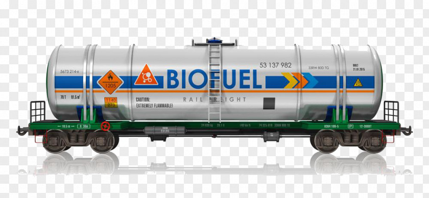 Silver Big Truck Rail Transport Train Freight Biofuel Cargo PNG