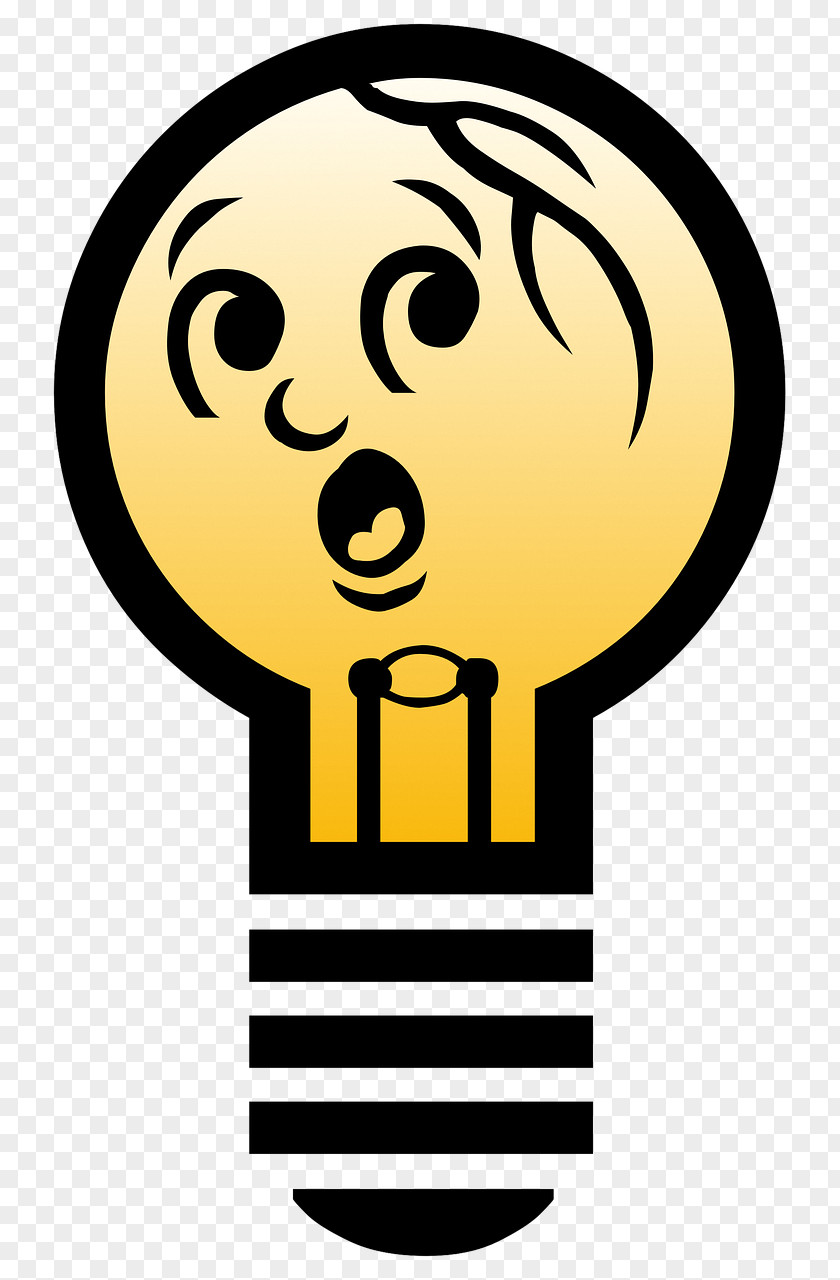 Thinking Electric Light Clip Art PNG