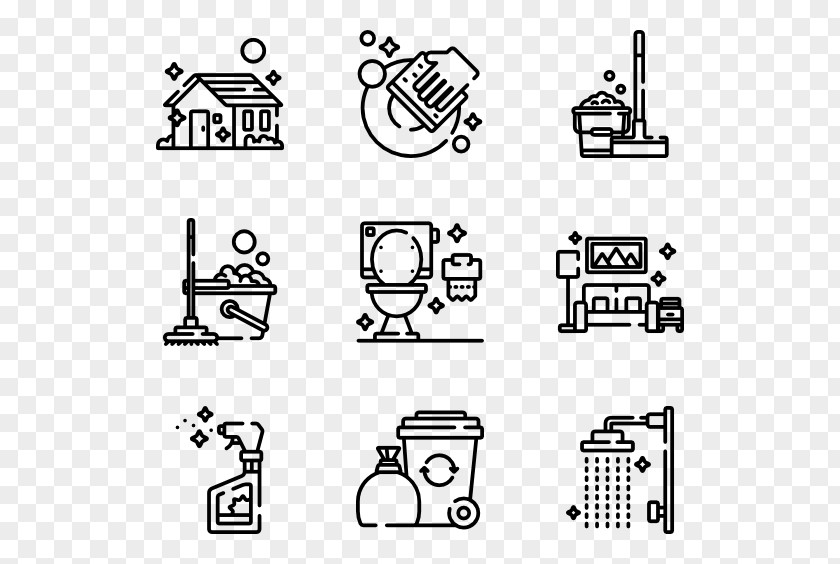 Cleaning Vector Icon Design Graphic PNG