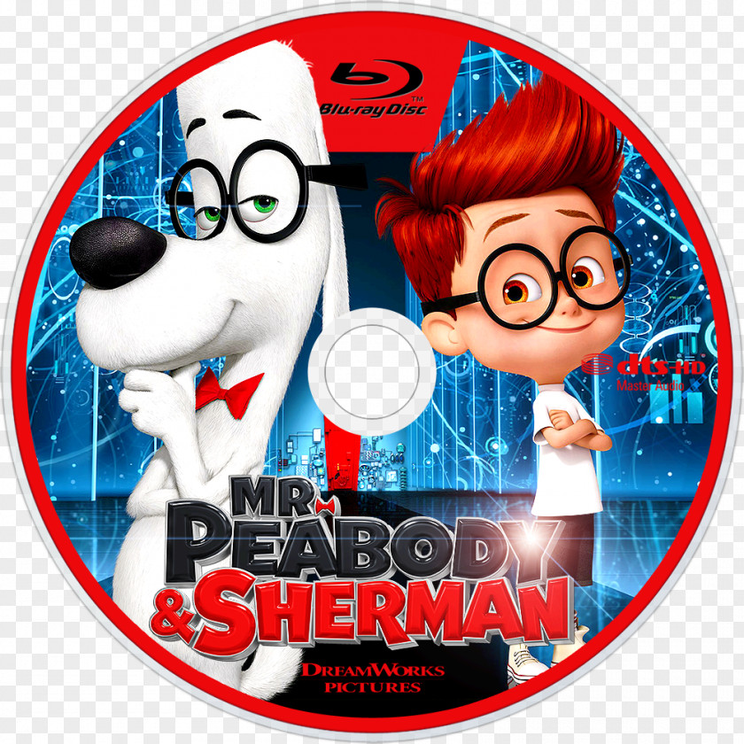 Dvd Mr. Peabody & Sherman Junior Novelization (Mr. Sherman) Paperback DVD Cartoon PNG