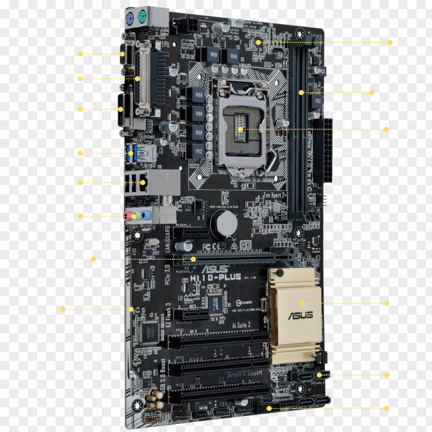 Motherboard Intel ATX LGA 1151 DDR4 SDRAM PNG