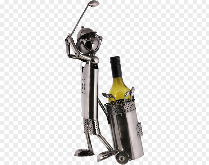 Wine Racks Golfer Bottle PNG