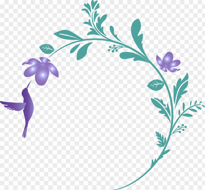 Flower Frame Floral Decoration PNG