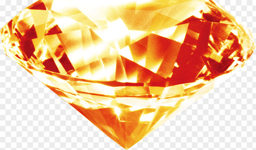 Gold Diamond Advertising Template PNG