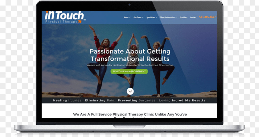 Physical Therapist Web Design Bend Glass Cloud PNG