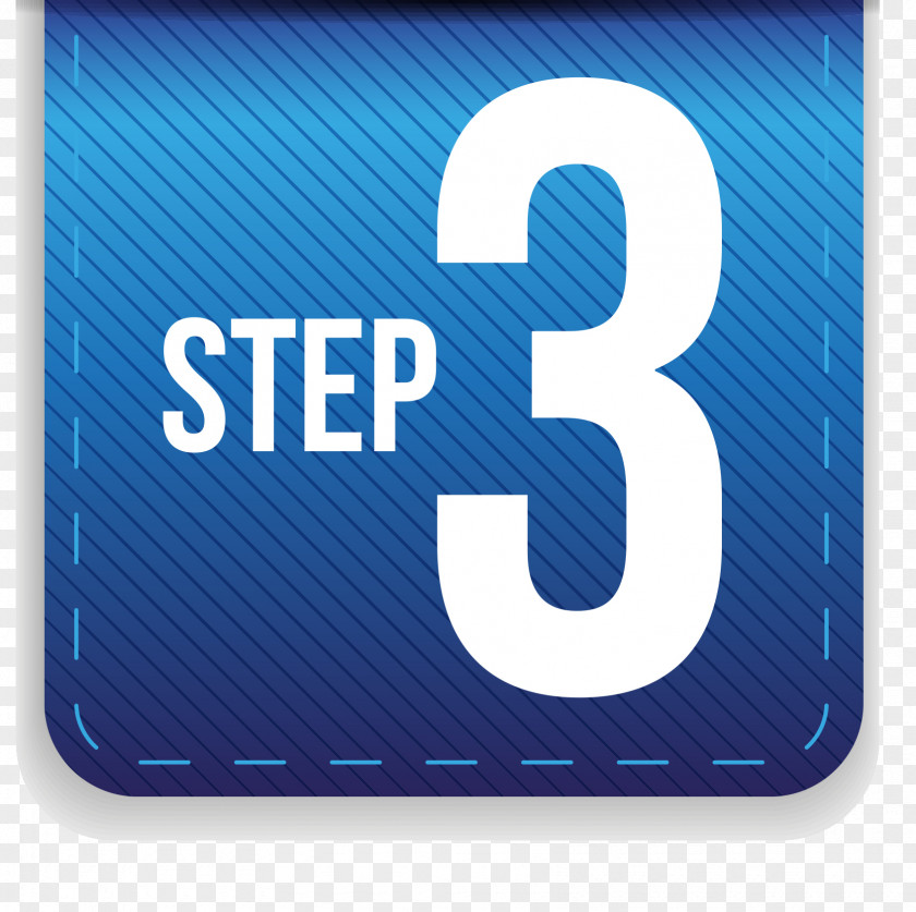 Step 3 Icon Display Device Logo Trademark Number Product PNG