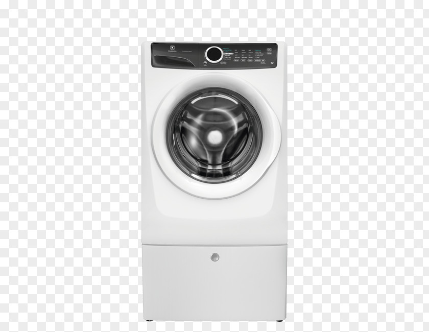 Washing Machine Machines Clothes Dryer Electrolux EFLW417SIW 4.3 Cu. Ft. Front Load Washer With LuxCare Wash Home Appliance Laundry PNG