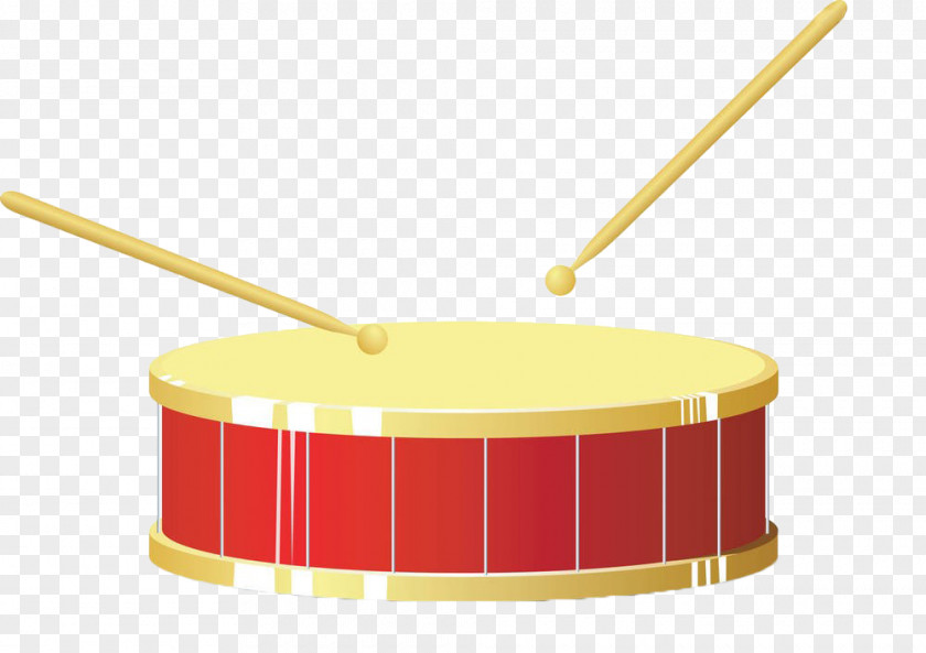 Hand-painted Gold Drums Drum Royalty-free Illustration PNG