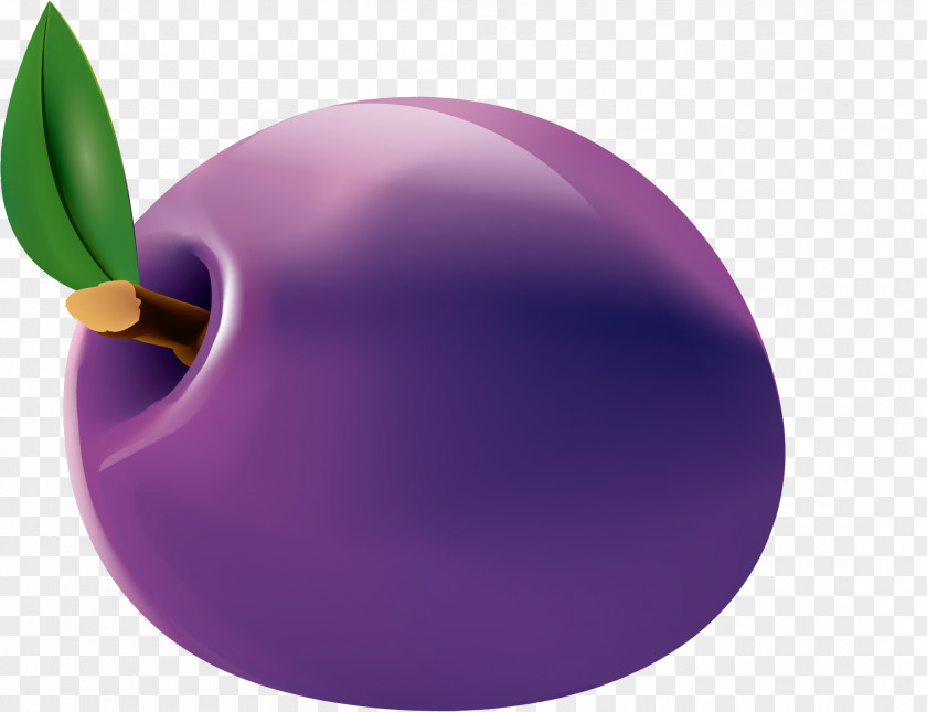 Hand Painted Purple Grape Fruit Auglis PNG