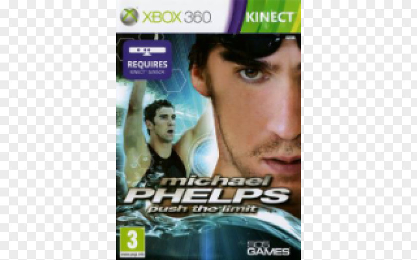 Michael Phelps Xbox 360 Kinect Adventures! Phelps: Push The Limit Yoostar PNG