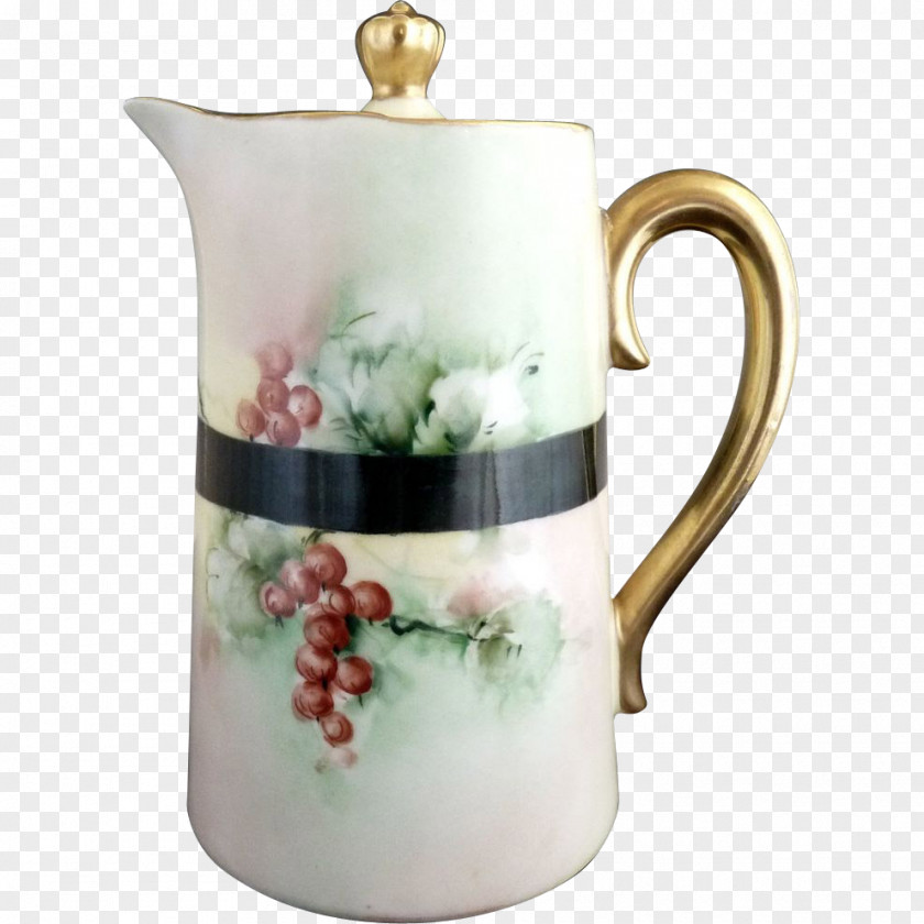 Mug Jug Coffee Cup Pitcher Porcelain PNG