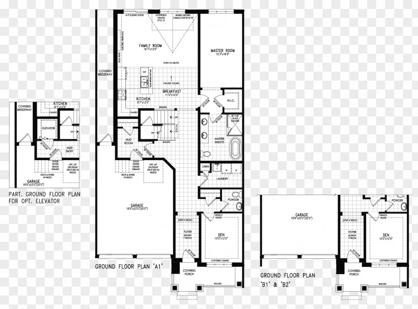 Design Floor Plan Technical Drawing PNG