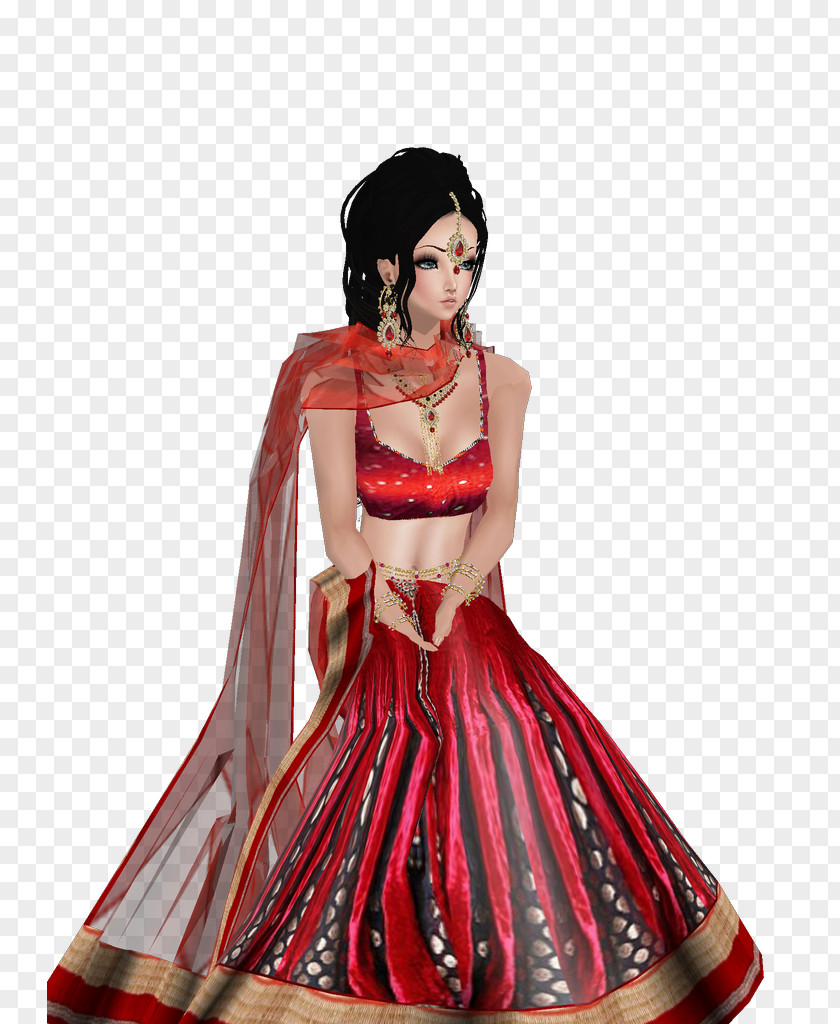 India IMVU Avatar Clothing Dress PNG