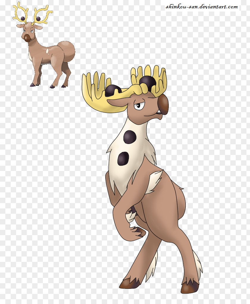 Reindeer Stantler Pokémon Evolution PNG