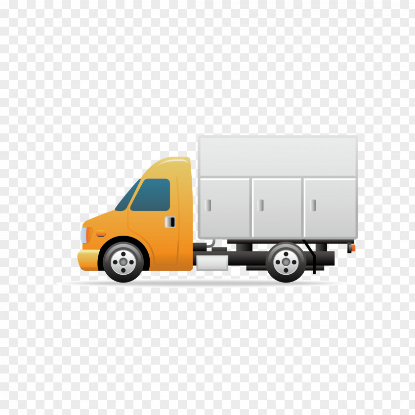Small Container Truck Car Vehicle Transport Icon PNG
