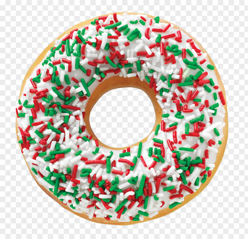 Sprinkles Donuts Christmas Custard Cream PNG
