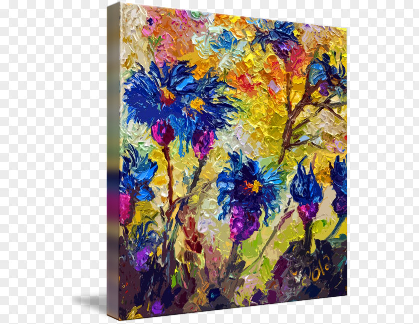 Design Floral Acrylic Paint Still Life Art PNG