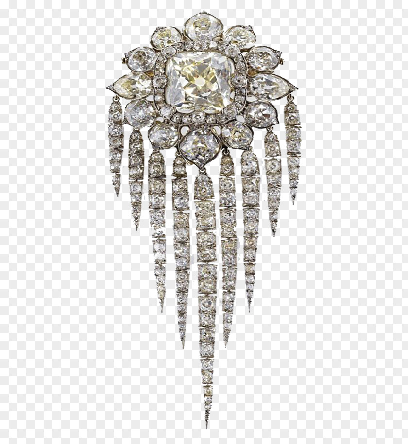 Diamond National Flower Head Decoration United Kingdom Brilliant Brooch Jewellery PNG