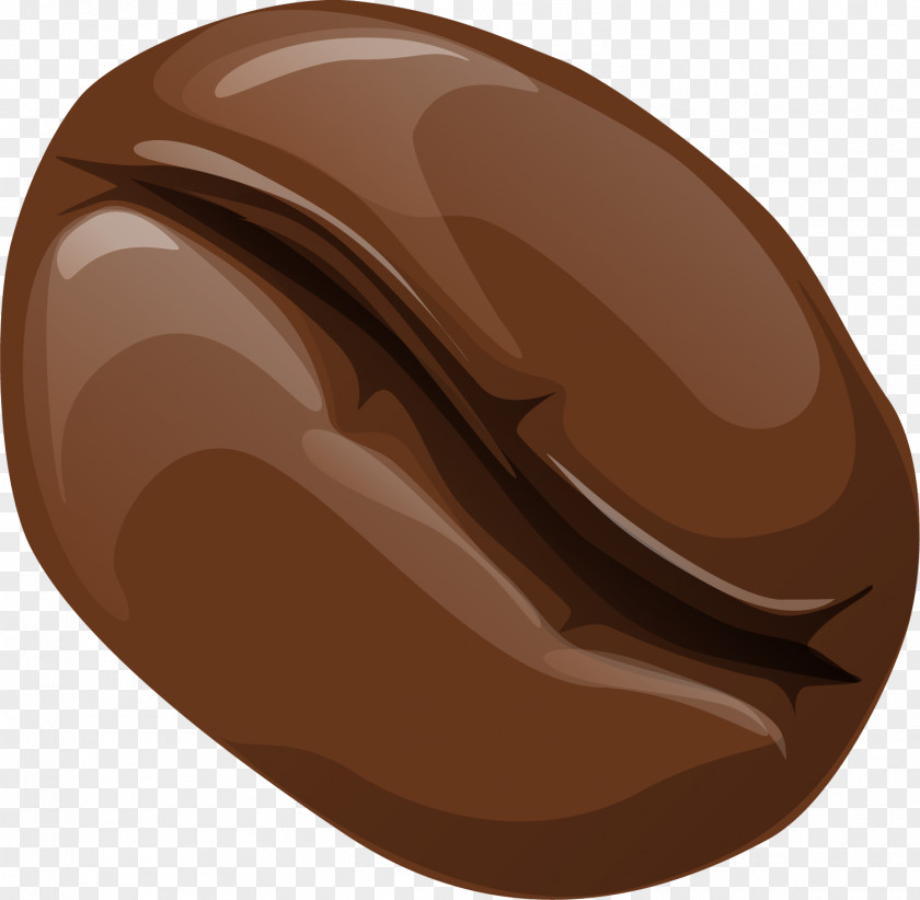Hand Painted Brown Coffee Beans Chocolate Truffle Cafe Bonbon Praline PNG