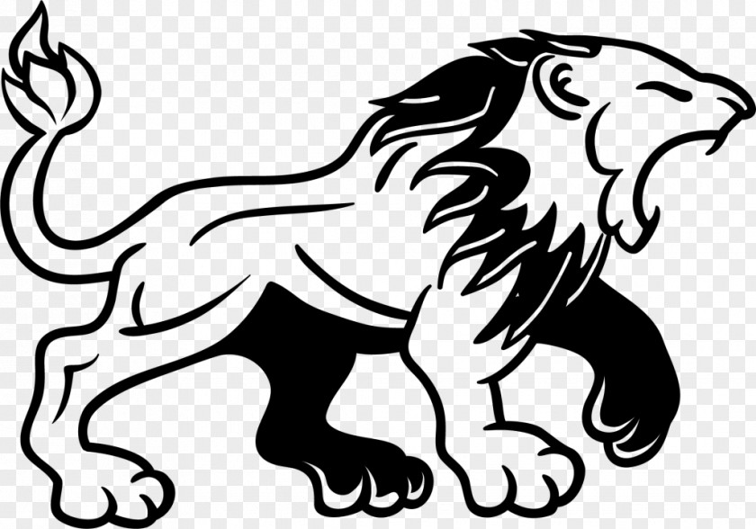 Lion Drawing Logo Roar PNG