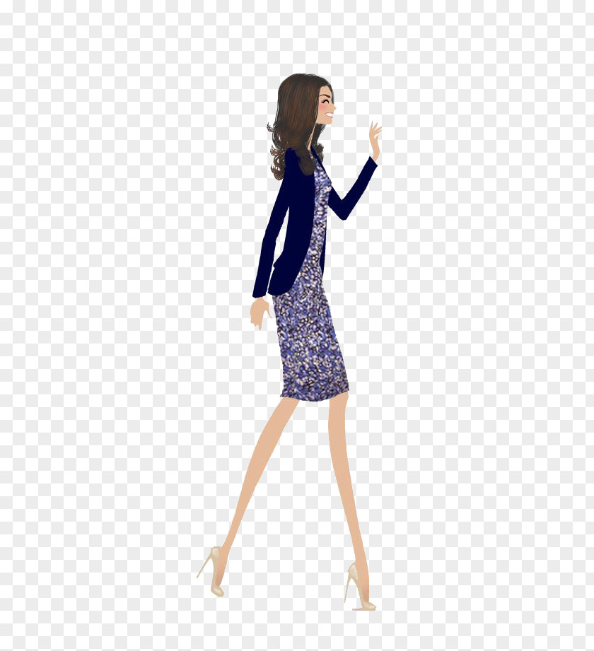 Short Hair Girls Fashion Illustration Drawing Designer PNG