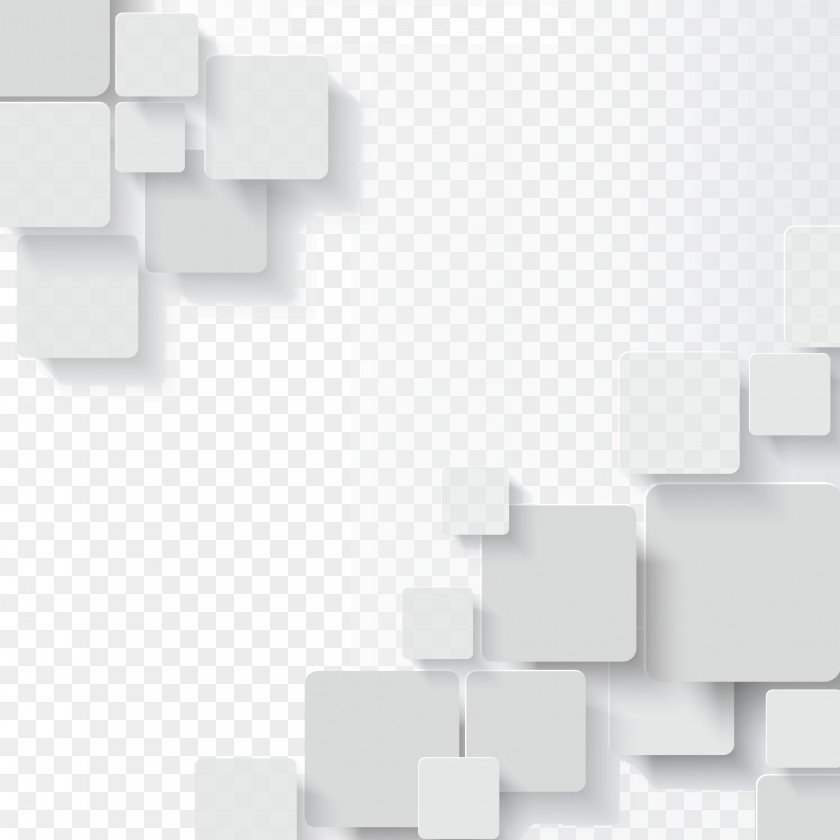 Three-dimensional Square Background PNG