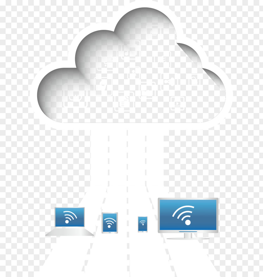 Vector White Cloud Services Euclidean Computing PNG