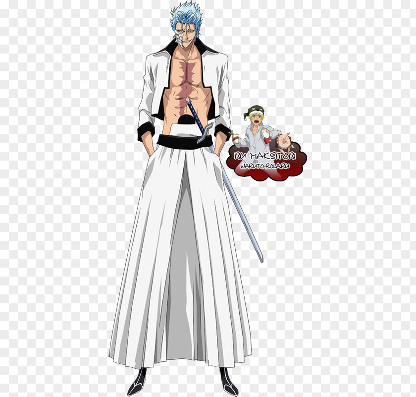 Cosplay Grimmjow Jaegerjaquez Espada Coyote Stark Costume PNG