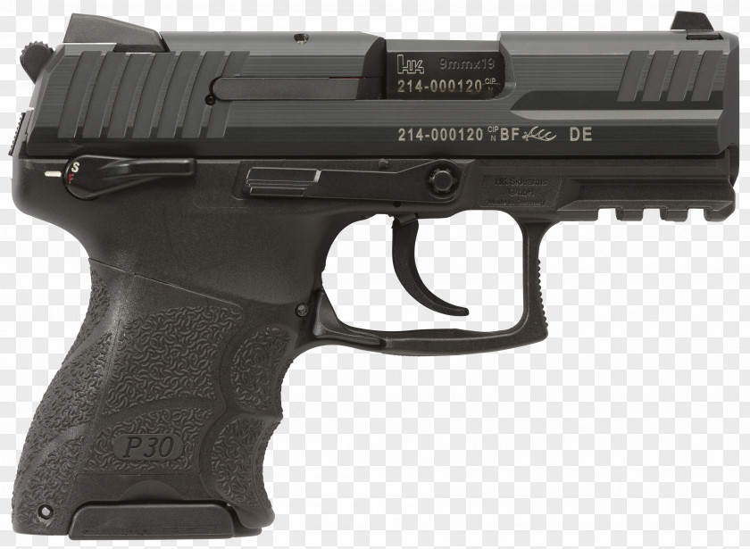 Handgun Heckler & Koch P30 VP9 Firearm 9×19mm Parabellum PNG