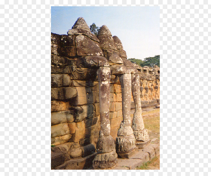Temple Terrace Of The Elephants Angkor Wat Banteay Srei Leper King PNG
