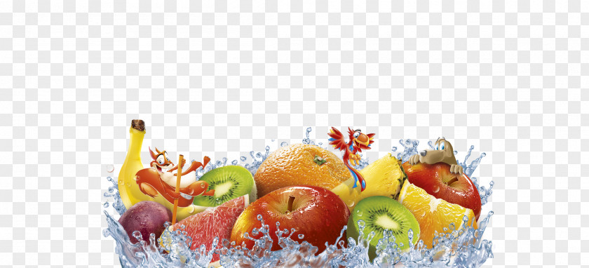 Fruit Splash Juice Smoothie Desktop Wallpaper PNG