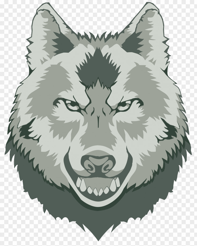 Kurt Angle Logo Gray Wolf Art Drawing PNG