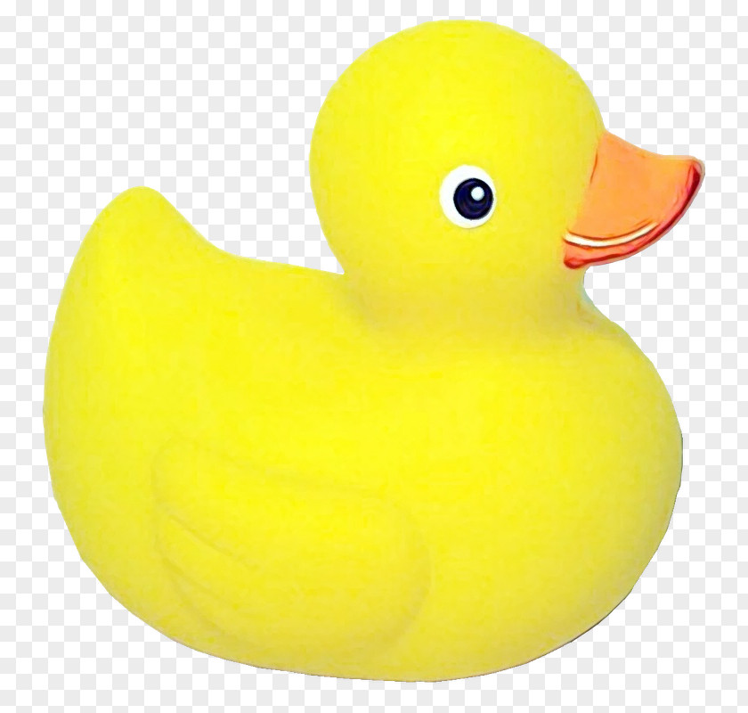Rubber Ducky Bath Toy Duck Yellow PNG