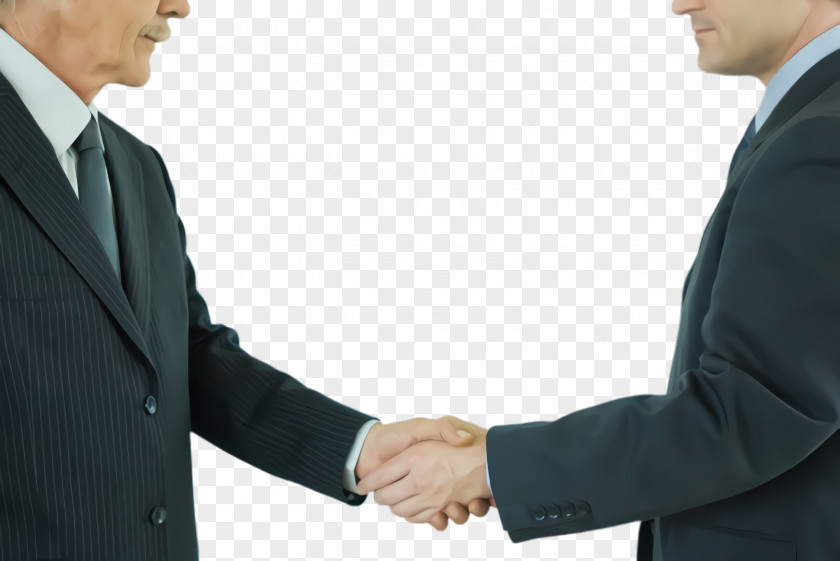 Conversation Whitecollar Worker Handshake PNG