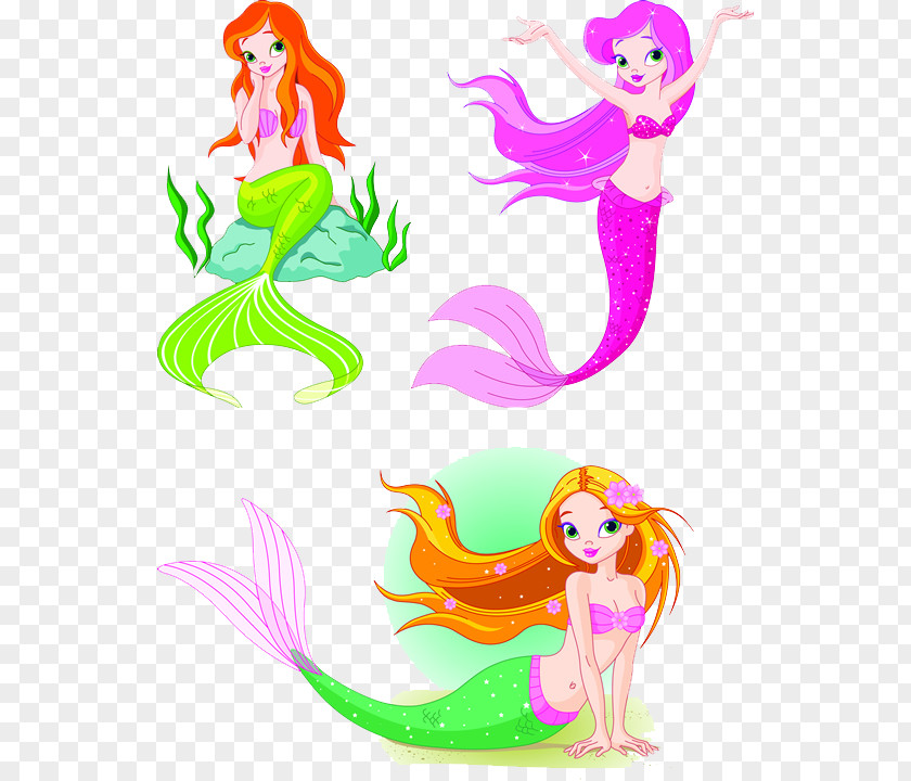 Cute Mermaid Image Clip Art PNG
