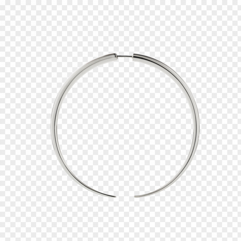Hoop Earring Silver Product Design Body Jewellery PNG