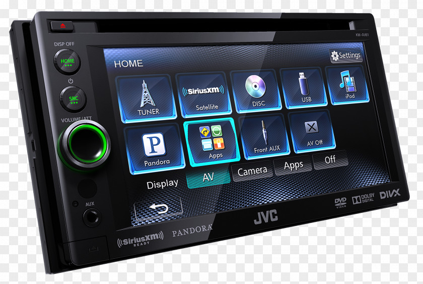 J Vehicle Audio ISO 7736 Radio Receiver Head Unit Touchscreen PNG
