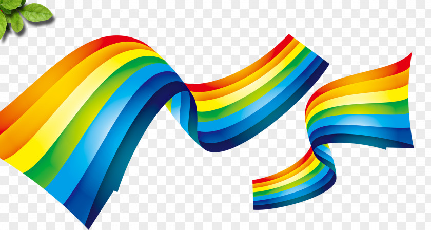 Seven-color Rainbow Decorations Color PNG