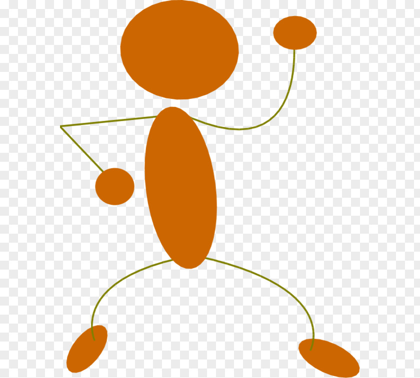 Blue Art Stick Figure CcHost Clip PNG