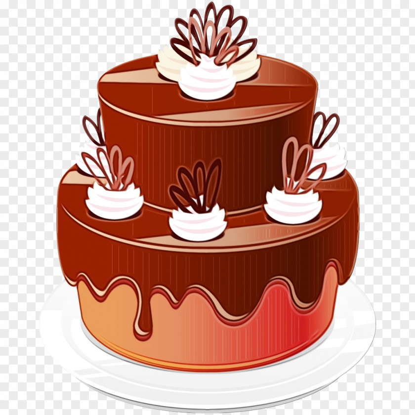 Dish Torte Cake Chocolate Food Dessert Brown PNG