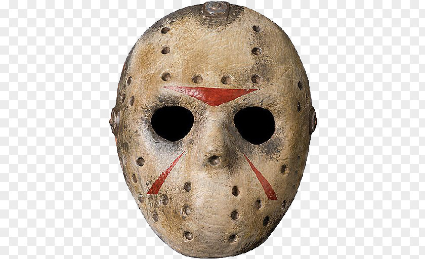 Jason Babin Voorhees Goaltender Mask Friday The 13th Latex PNG