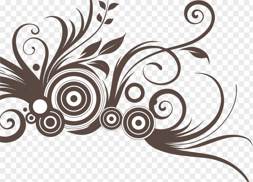 Black Pattern And White PNG