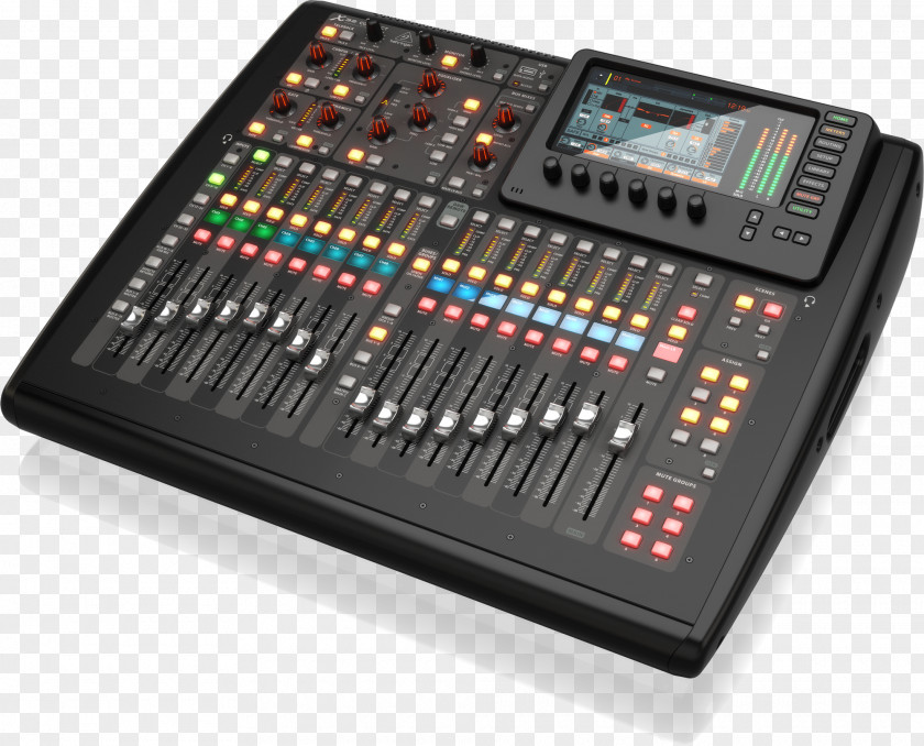 Mixer BEHRINGER X32 COMPACT Audio Mixers Digital Mixing Console PNG