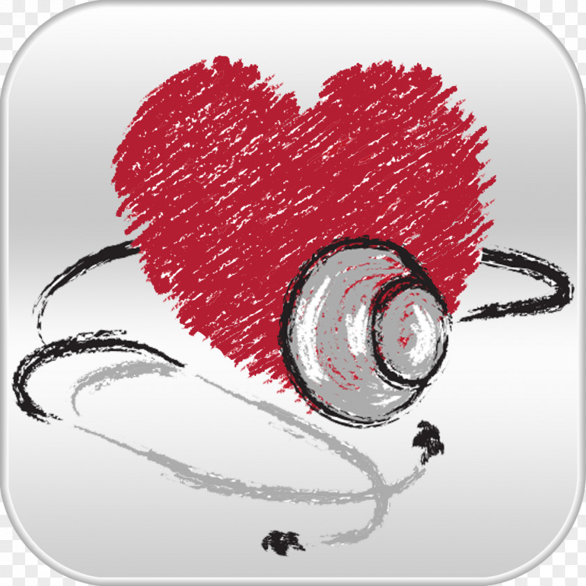 Heart Stethoscope Medicine Health Care Clip Art PNG