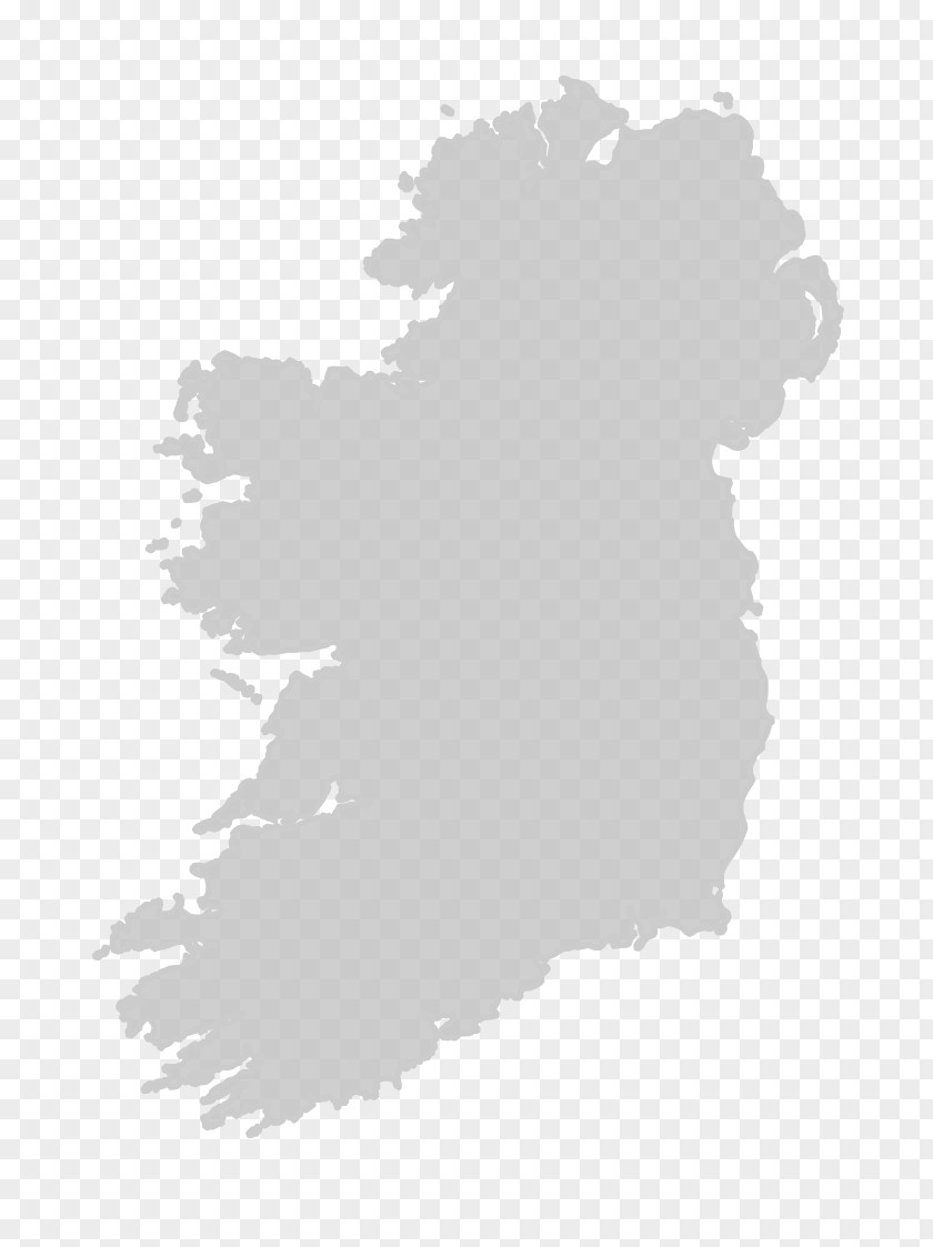 Map Atlas Of Ireland Blank Northern PNG